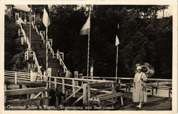 CPA AK Insel RÜGEN SELLIN Treppengang Zum Badestrand GERMANY (670127) - Sellin