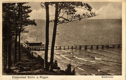 CPA AK Insel RÜGEN SELLIN Seebrücke GERMANY (670152) - Sellin