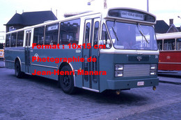 Reproduction Photographie D'un Bus Ligne Gent-Eeklo-Brugge à Gand En Belgique En 1973 - Repro's
