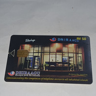 Maldives-(298MLDGIA-MAL-C-10)-teleshop-(14)-(RF50)-(298MLDGIA03041767)-used Card+1card Prepiad Free - Maldive