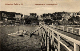 CPA AK Ostseebad SELLIN Gesamtansicht V D Landungsbrücke GERMANY (663221) - Sellin