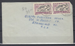 Brief Van Nigeria Naar Springfield USA - Lettres & Documents