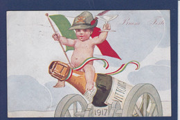 CPA Italie Italia Circulé Voir Dos Champagne Satirique WWI - Other & Unclassified