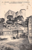 14-FALAISE- LE CHÂTEAU DE GUILLAUME LE CONQUERANT VUE DU FAUBOURG DE LA ROCHE - Falaise