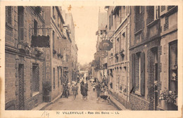 14-VILLERVILLE- RUE DES BAINS - Villerville