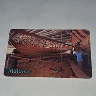 Maldives-(MLD-25-MAL-C-25)-boat Builder-(29)-(RF50)-(2002029900360662)-used Card+1card Prepiad Free - Maldivas