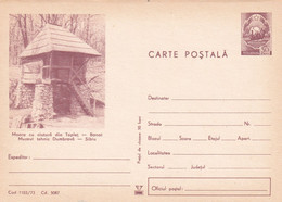 A3668 - Technical Museum Dumbrava, Mill With Sieve, Sibiu County Socialist Republic Of Romania Unused Postal Stationery - Musées