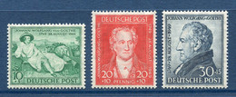 ⭐ Allemagne Bizone - YT N° 79 à 81 ** - Neuf Sans Charnière - TB - 1949 ⭐ - Mint