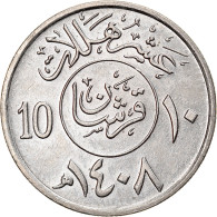 Monnaie, Saudi Arabia, UNITED KINGDOMS, Fahad Bin Abd Al-Aziz, 10 Halala, 2 - Saoedi-Arabië