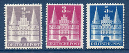 ⭐ Allemagne Bizone - YT N° 66 à 68 ** - Neuf Sans Charnière - 1948 ⭐ - Mint