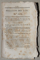 Bulletin Des Lois Du Royaume De France N°110, 7e Série, T.3, 1816, Biens Et Rentes Appartenant à L'Etat - Décrets & Lois