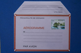 Q5 PRINCIPAUTE DE MONACO BELLE LETTRE AEROGRAMME 1980 NON VOYAGé NEUF - Covers & Documents