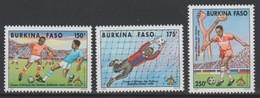 Burkina Faso 1998 Mi. 1470 - 1472 Coupe D'Afrique Des Nations Football Fußball Soccer Africa Cup 3 Val. ** - Afrika Cup