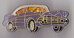 PIN'S  THEME AUTOMOBILE  AMERICAINE  CADILLAC  VOITURE VIOLETTE - Other