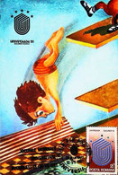 ► Diving - Plongeon - Jeux Mondiaux Universitaires - Carte Maximum Card  (Buscareti 1981) - Duiken