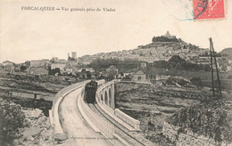 04 Forcalquier Le Viaduc Vue Générale Train - Forcalquier