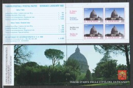 Vatican 1993 Booklet MH O-4 MNH - Cuadernillos