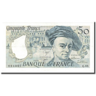 France, 50 Francs, Quentin De La Tour, 1992, SUP, Fayette:67.18, KM:152f - 50 F 1976-1992 ''Quentin De La Tour''