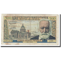 France, 500 Francs, Victor Hugo, 1958, 1958-02-06, TB+, Fayette:35.8, KM:133b - 500 F 1954-1958 ''Victor Hugo''