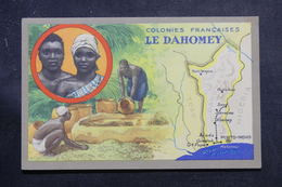DAHOMEY - Carte Du Dahomey, édition Publicitaire Des Produits Chimiques Lion Noir De Paris - L 55923 - Dahomey
