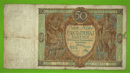 POLOGNE / PIECDZIESIAT ZLOTYCH / 50 ZLOTYCH / 1929 - Pologne