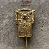 Badge Pin ZN010234 - Gymnastics Sokol Czechoslovakia Zupa Hanacka Zdounky 1927 - Gymnastique