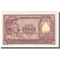 Billet, Italie, 100 Lire, 1951, 1951-12-31, KM:92a, TTB+ - 100 Liras