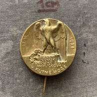 Badge Pin ZN010245 - Gymnastics Sokol Czechoslovakia Zupa Havlickova Kutna Hora 1928 - Gymnastique