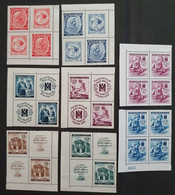 Bohemia & Moravia many Different Stamps Unused Without Gum - Ongebruikt
