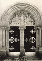 04 Forcalquier La Cathédrale Notre Dame De Provence Le Portail - Forcalquier