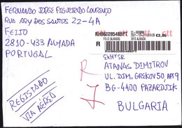 Mailed Cover (registered Letter) 2022  From Portugal Portugal - Lettres & Documents