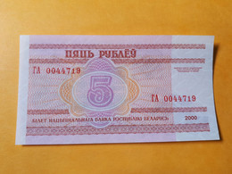 BIELORUSSIE 5 ROUBLES 2000 BILLET NEUF - Belarus