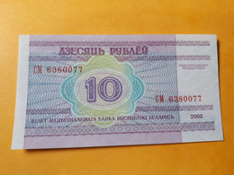 BIELORUSSIE 10 ROUBLES 2000 BILLET NEUF - Belarus