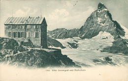 Gornergrat Hôtel Und Materhron Mont Cervin  Canton VS Valais Suisse Schweiz Swizerra Carte Précurseur 1909 - Sonstige & Ohne Zuordnung