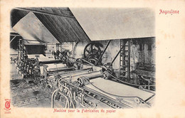 Angoulême         16           Machine Pour La Fabrication Du Papier        (voir Scan) - Angouleme