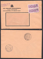 DDR ZKD B6(2) Brief Berlin O17 ZKD-Streifen Abs. Berliner Bremsenwerk PDF 29.1.57, Zentraler Kurierdienst Der DDR - Dienstzegels