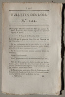 Bulletin Des Lois Du Royaume De France N°122, 7e Série, T.3, 1816, Exemption Droits Entrée Féves Et Légumes - Décrets & Lois