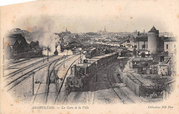 Angoulême         16           Intérieur De La Gare Et La Ville    N° ND 11  (voir Scan) - Angouleme