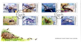 Europa 2021 - Guernsey - Endangered National Wildlife - 8 Timbres (dont 2 Europa) Fortes Valeurs FDC - 2021