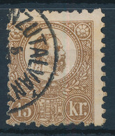 O 1871 Kőnyomat 15kr Barna Színű, Jó Minőségű Bélyeg (29.000) - Other & Unclassified