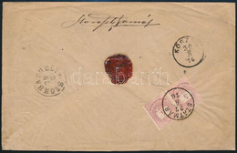 1876 Ajánlott Levél 5kr + 5kr Pár Bérmentesítéssel, "SZATMÁR" Luxus Bélyegzéssel - Other & Unclassified