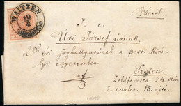 1852 3kr HP I. Levélen / On Cover "WAITZEN" - Pest - Other & Unclassified