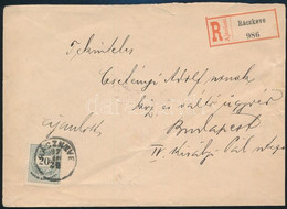 1897 Ajánlott Levél 20kr Bérmentesítéssel, "RÁCZKEVE - BUDAPEST / FŐPOSTA" - Other & Unclassified