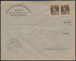 1918 Kézdiszentlélek Helyi Levél Szükségportó Bélyegekkel Portózva - Other & Unclassified