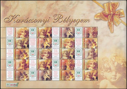 ** 2004 Karácsonyi Bélyegem (I.) - Angyalkák Promóciós Teljes ív Sorszám Nélkül (11.000) - Other & Unclassified