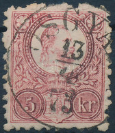 O 1871 5kr "(O)SGY(ÁN)" (Gudlin 250 Pont) - Altri & Non Classificati