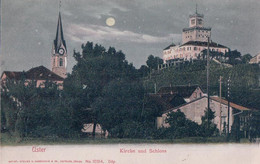 Uster ZH, Kirche Und Schloss Au Clair De Lune (10314) - Uster