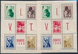 ** 1949 VIT I.-Budapest 2 Db Blokk (14.000) - Other & Unclassified