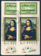 O 1974 Mona Lisa 10 Db Szelvényes Bélyeg (12.000) - Other & Unclassified