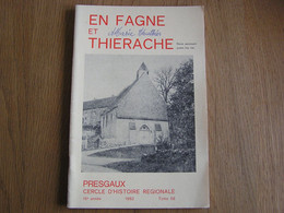 EN FAGNE ET THIERACHE N° 58 1982 Régionalisme Bailièvre Baileux Gonrieux Finnevaux 14 18 Guerre 1914 1918 - Belgique